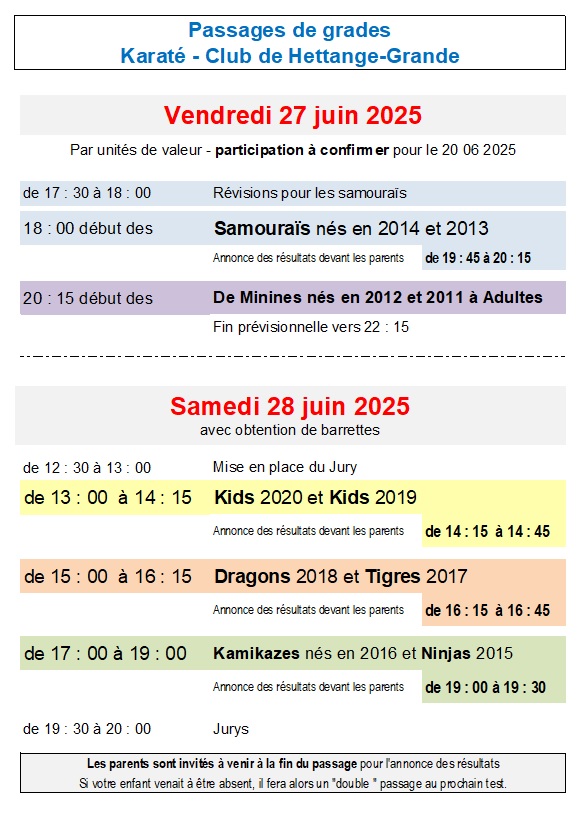 2025 06 horaires grades het 27 et 28 06